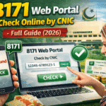 8171 Web Portal Check Online by CNIC